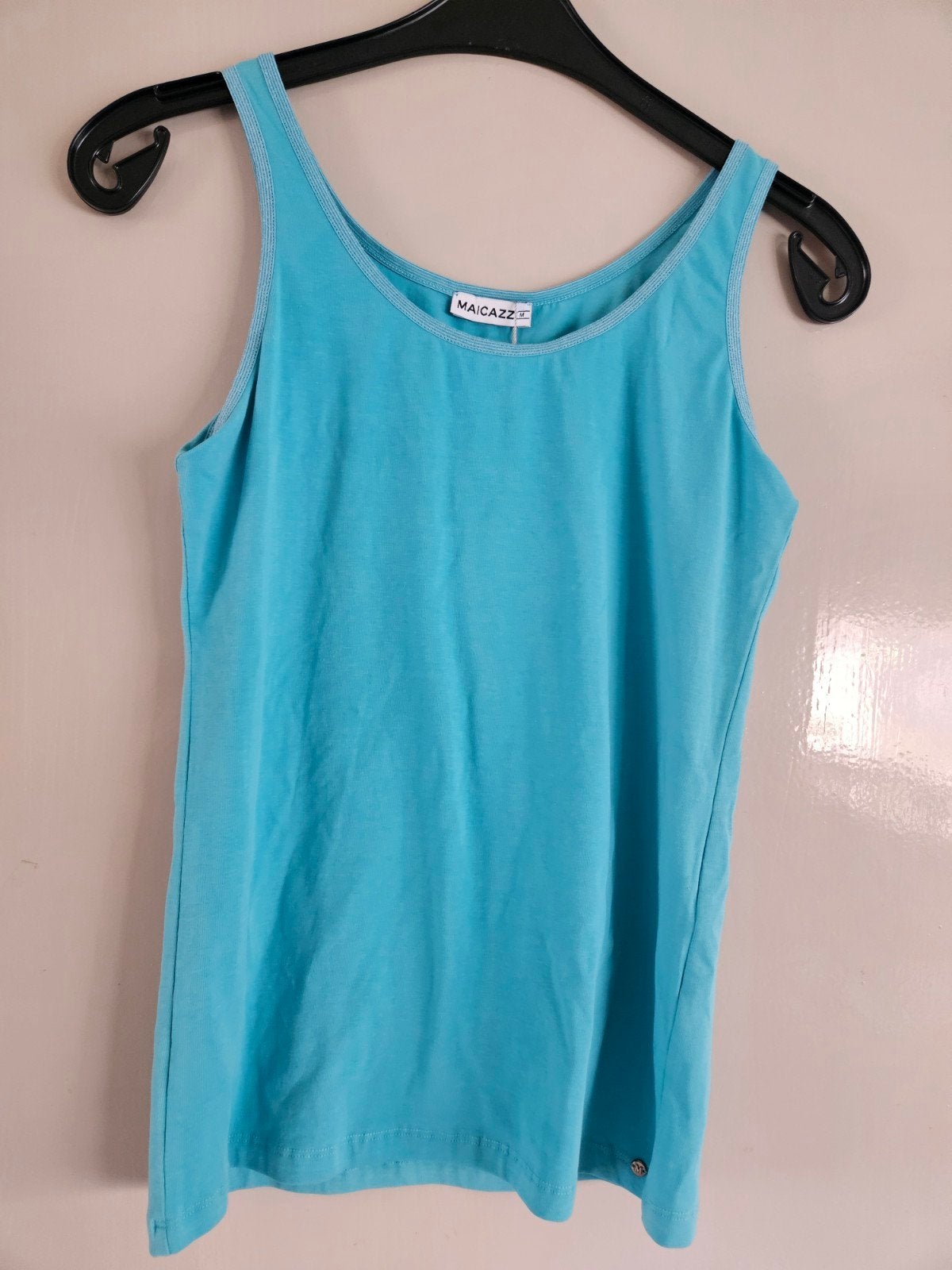Turquoise Maicazz hemdje - Maat M, Maat 38/40 (M), Blauw, Nieuw, Ophalen of Verzenden