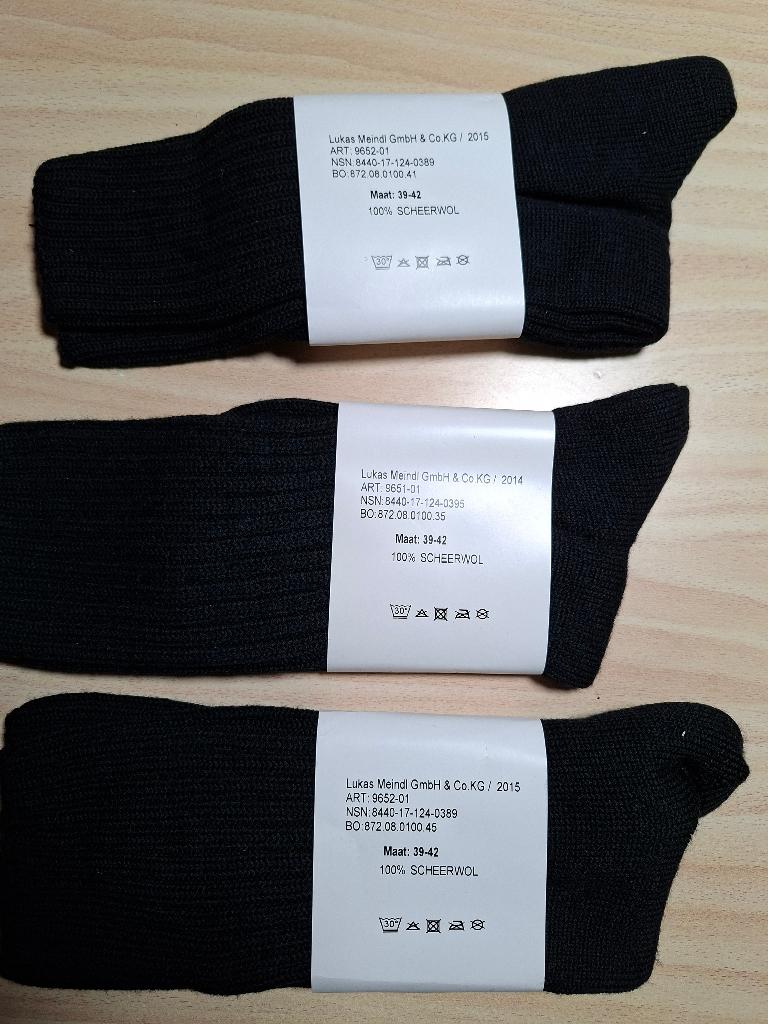 3 Paar Meindl Wandelsokken, maat 39-42, Shoes@meindl.de, Zwart, Nieuw, Maat 39 t/m 42