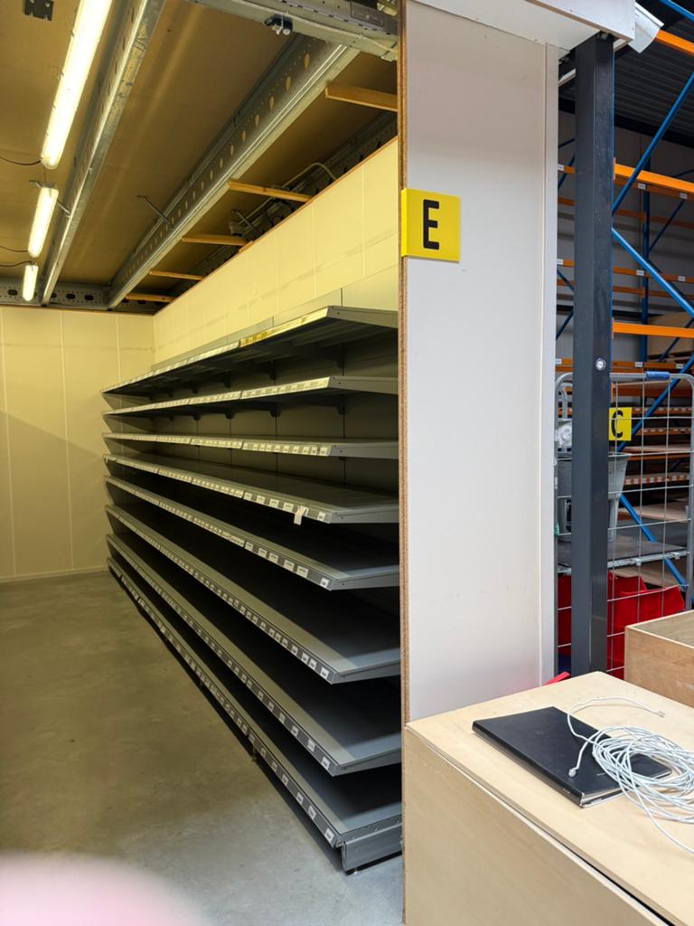 Winkel stelling / magazijn stelling grijs, Ophalen, Nieuw