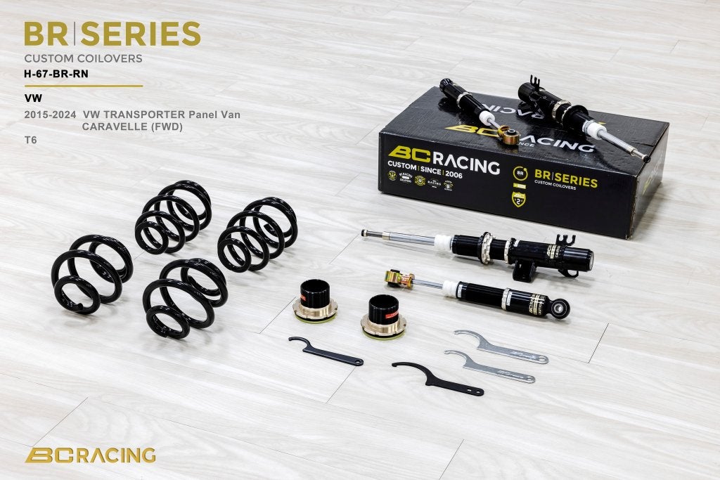 BC Racing BR-RN schroefset - Volkswagen Transporter T6 15-24, Ophalen of Verzenden