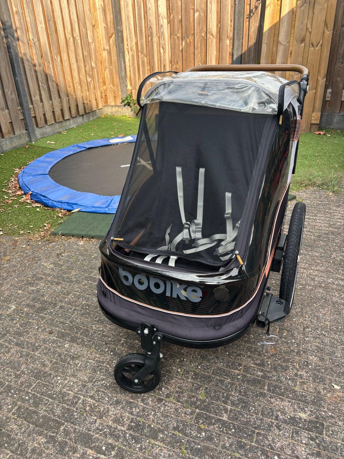 Bobike fietskar voor kinderen - Zo goed als nieuw, Ophalen, Opvouwbaar, Zo goed als nieuw, Kinderkar