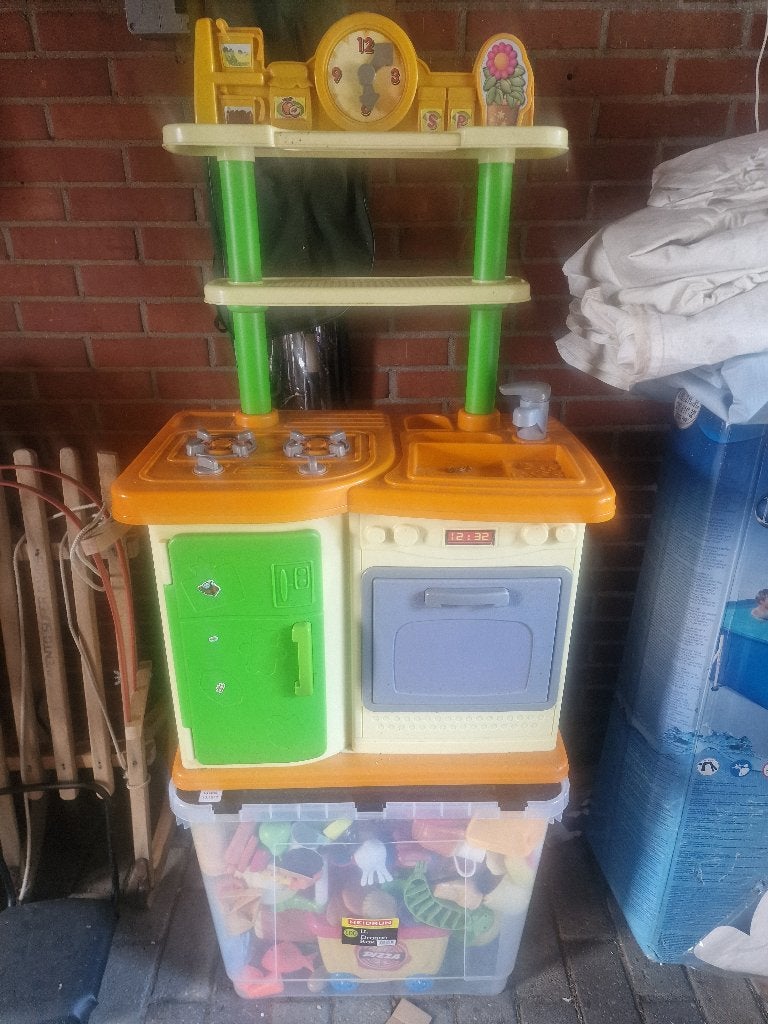 Kinderkeuken, Ophalen, Gebruikt, Kunststof, Speelkeuken