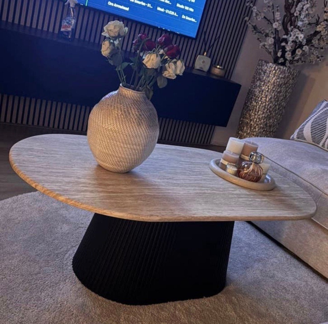 Salontafel als nieuw, 100 tot 150 cm, Zo goed als nieuw, Rechthoekig, 50 tot 100 cm