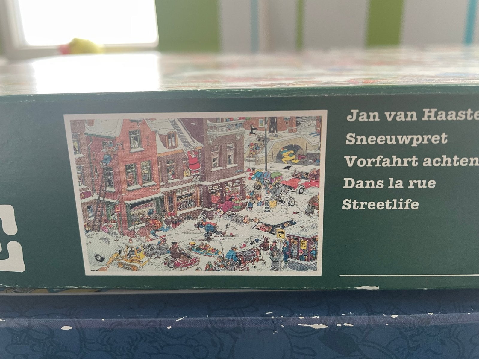 Jan van Haasteren Sneeuwpret Puzzel 1500 Stukjes, Ophalen, 500 t/m 1500 stukjes, Gebruikt, Legpuzzel