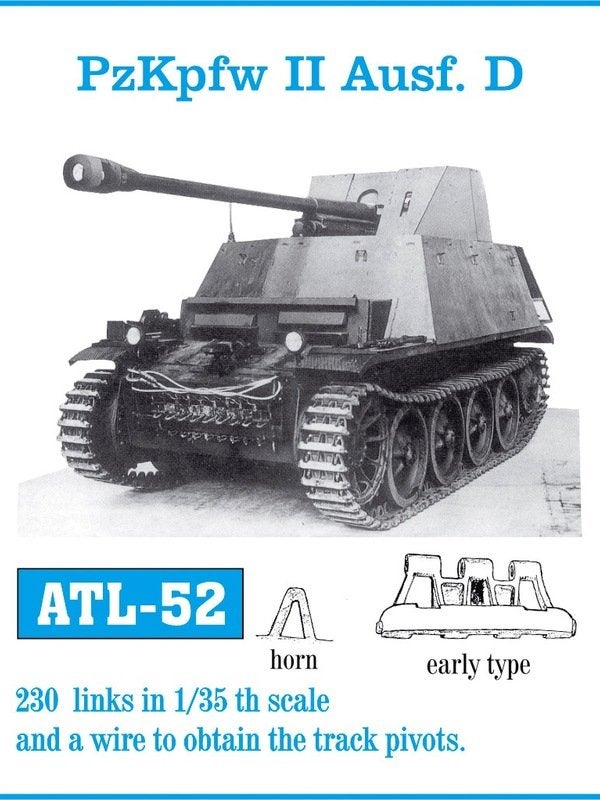 D-564,FRIUL MODEL 1-35,NO,ATL-52,PzKpfw II Ausf. D, Overige merken, 1:32 tot 1:50, Overige typen, Nieuw