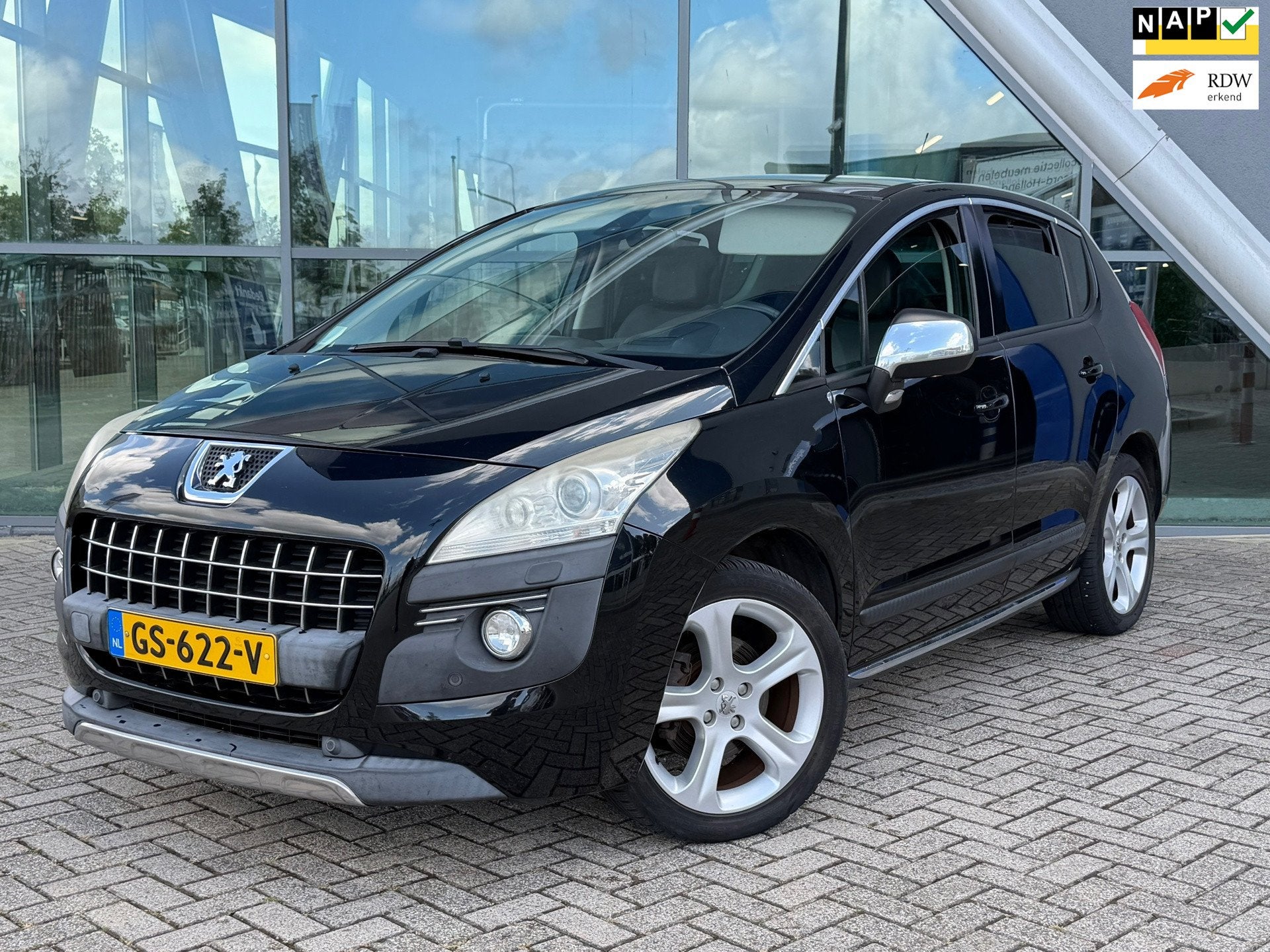 Peugeot 3008 1.6 THP GT, Pano, Leder, Navi, Cruise Cr Nette, Auto's, Peugeot, Voorwielaandrijving, Gebruikt, 1434 kg, Zwart