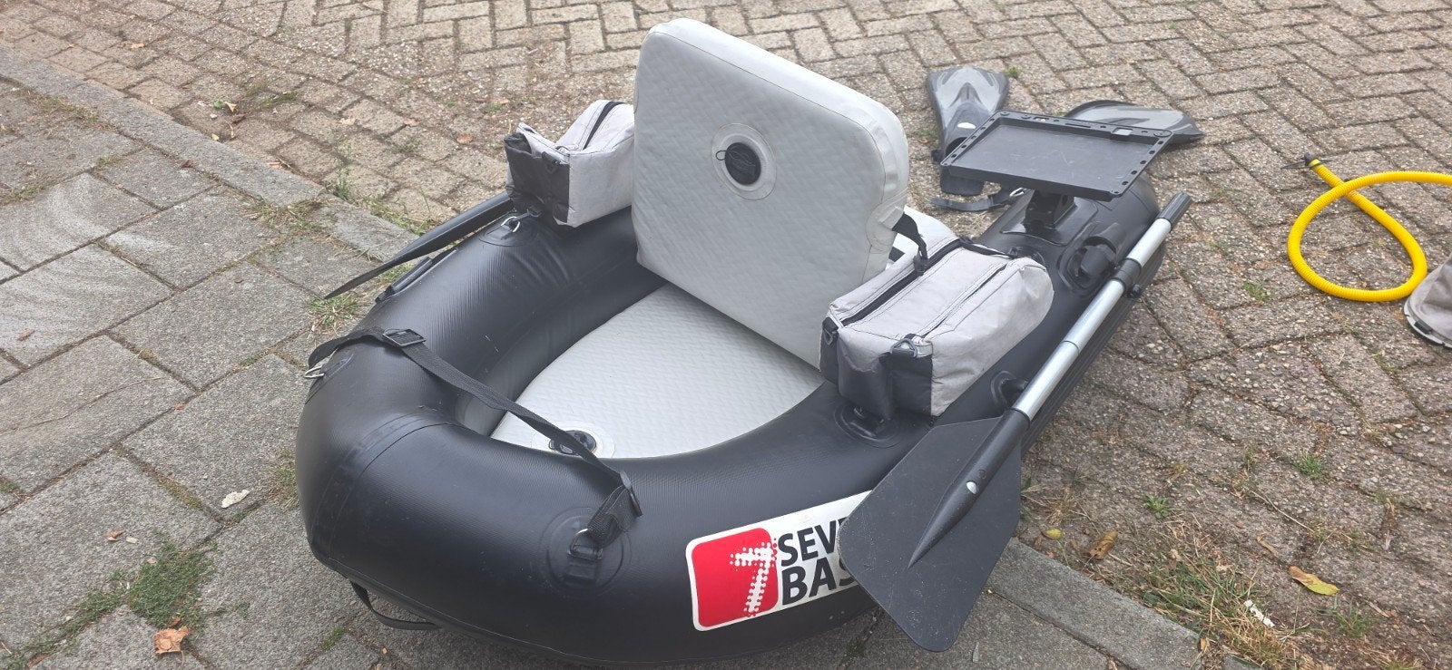 Seven Bass Belly Boat XL met accessoires, Ophalen of Verzenden