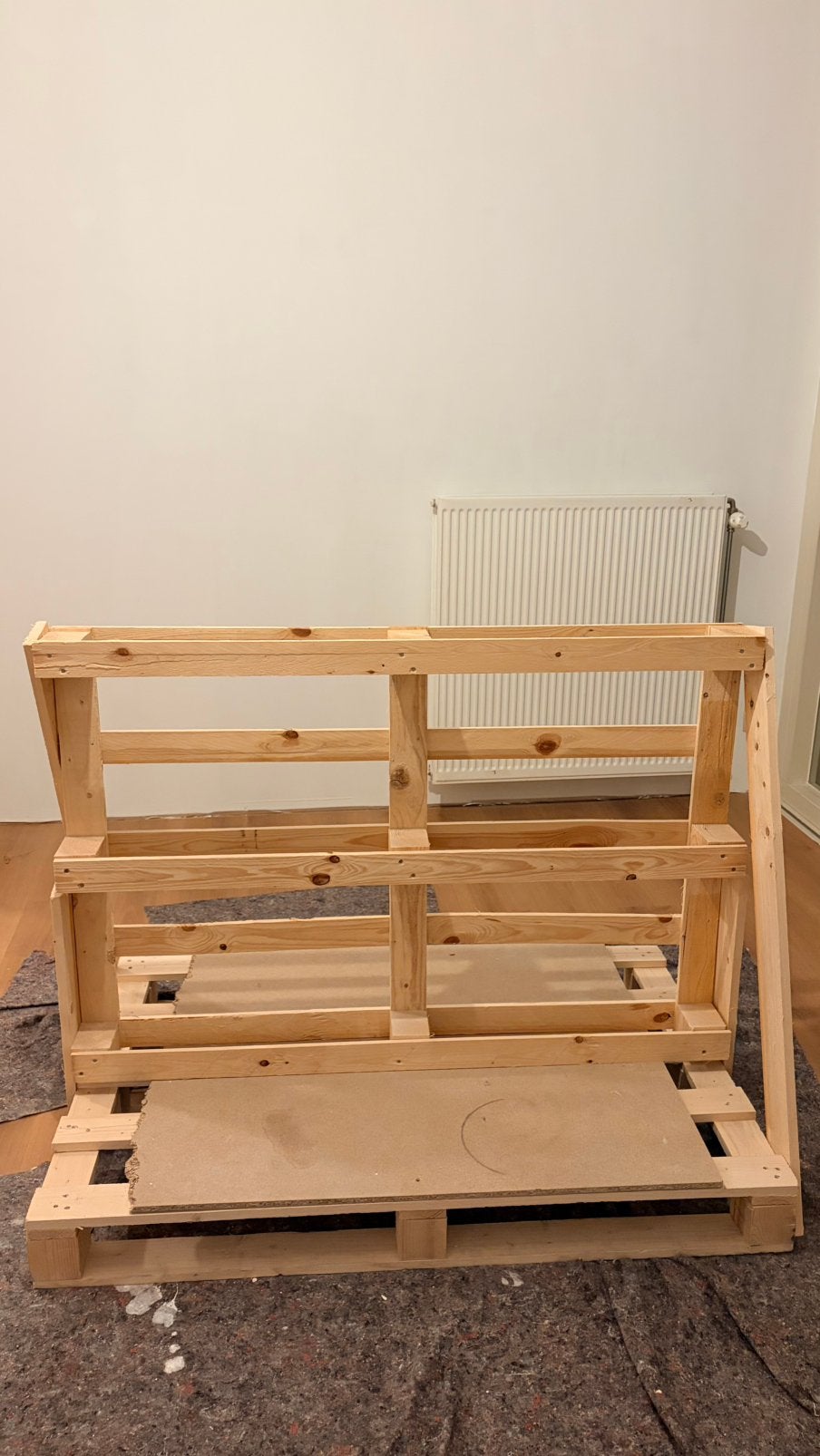 Pallet for free, Ophalen, Zo goed als nieuw