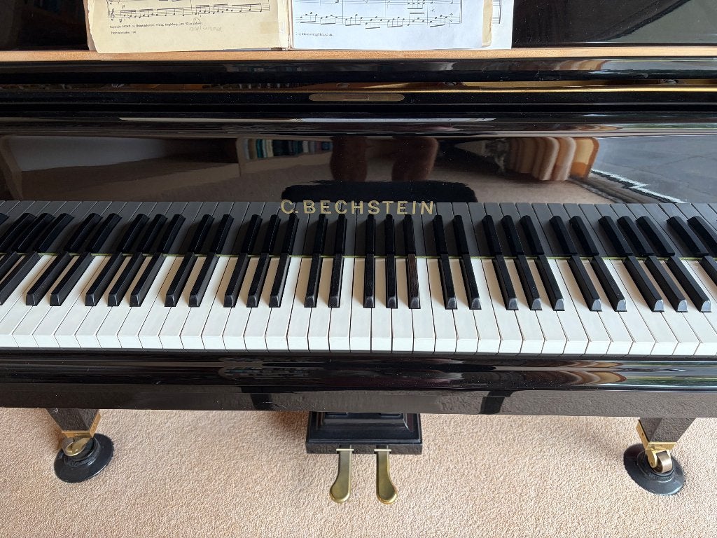 Vleugel, Muziek en Instrumenten, Piano's, Ophalen, Zwart, Zo goed als nieuw, Hoogglans