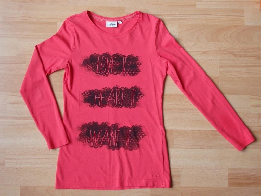 Longsleeve Tom Tailor maat 152, Gebruikt, Meisje, Shirt of Longsleeve, Ophalen