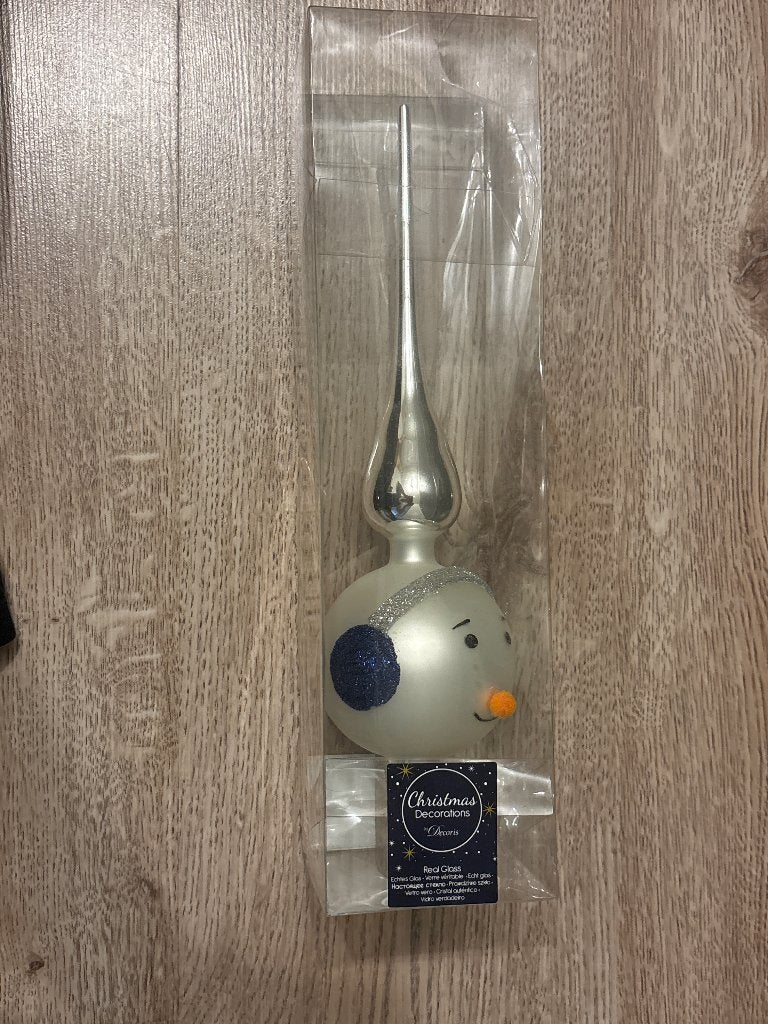 Piek kerstboom sneeuwpop ️, Diversen, Kerst, Ophalen of Verzenden, Zo goed als nieuw