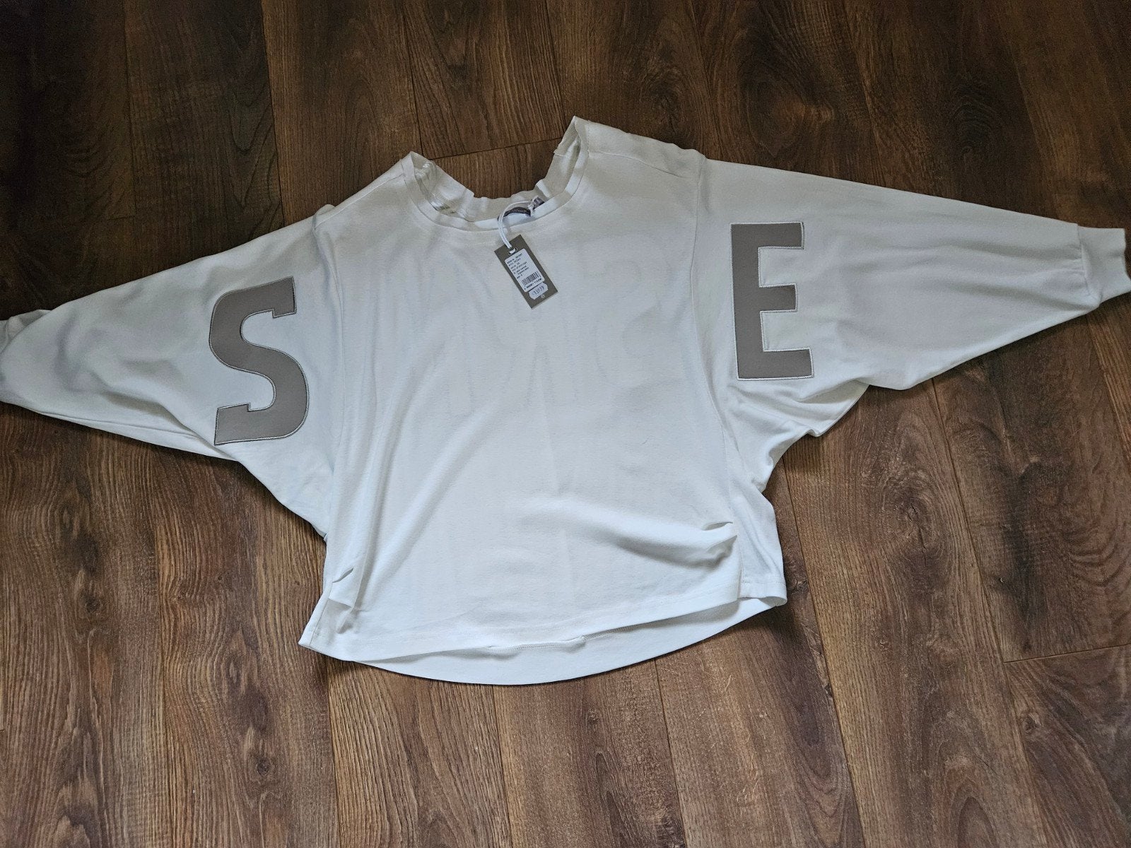 Elias Rumelis Oversized Longsleeve T-shirt Maat S, Maat 38/40 (M), Beige, Nieuw, Ophalen of Verzenden
