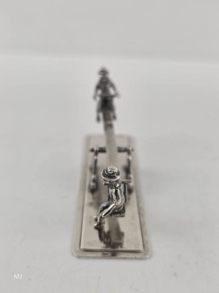 Zilveren miniatuur Wip Wap                              Z234, Ophalen of Verzenden, Zilver