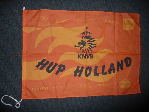 Vlag oranje: Hup Holland!, Ophalen of Verzenden, Nieuw