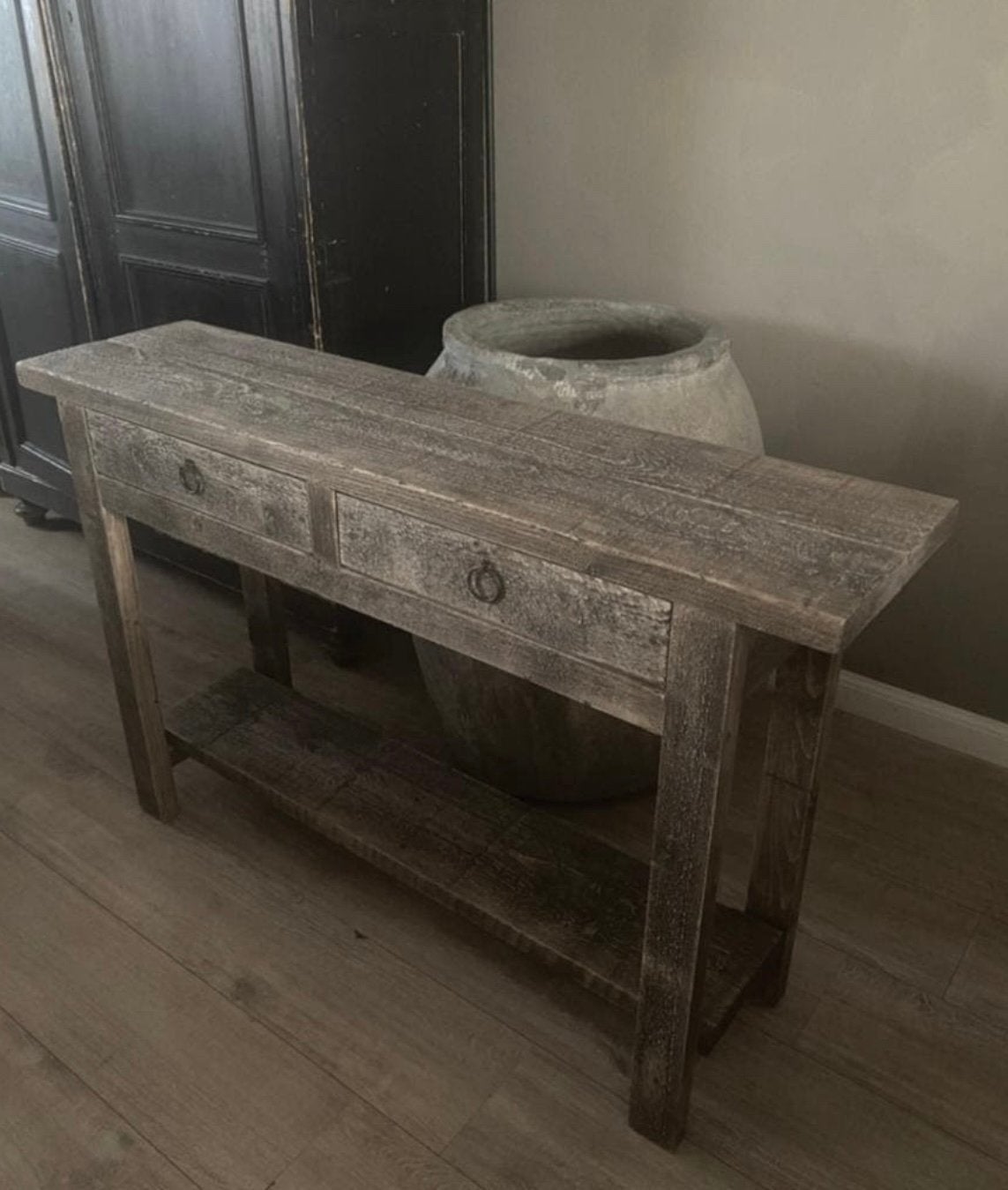 ~Stoer Sober Landelijk Houten Sidetable/Wandtafel~, Ophalen of Verzenden, Nieuw