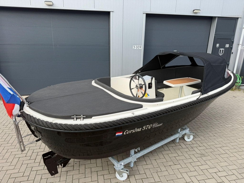 Corsiva 570 Tender Compleet incl. Mercury 15PK 4-takt, 6 m, 2 m, Corsiva, Nijverheidsweg 3F Grootebroek