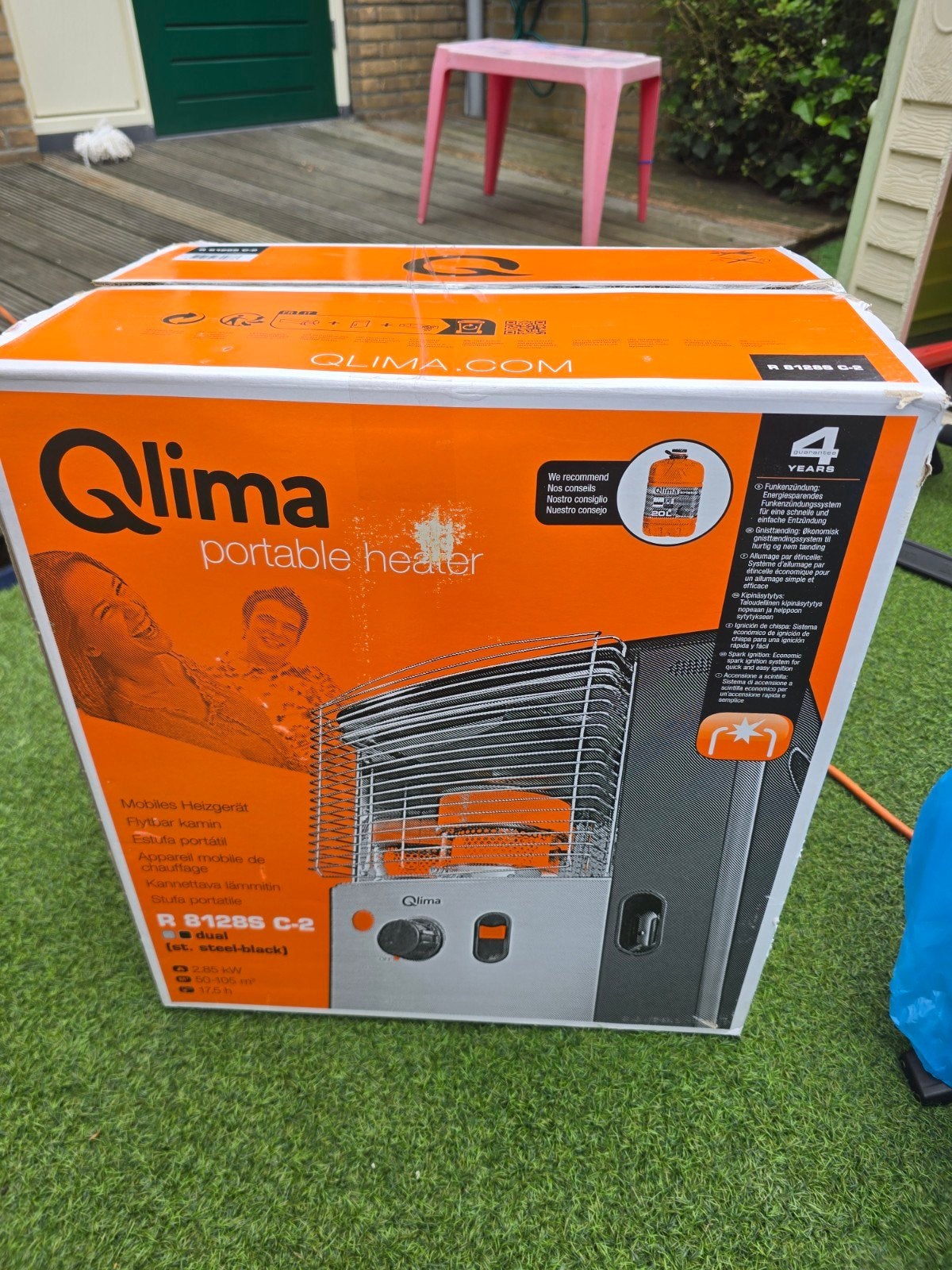 Qlima R 8128S C-2 draagbare petroleumkachel, Overige brandstoffen, Nieuw, Petroleumkachel, Ophalen of Verzenden