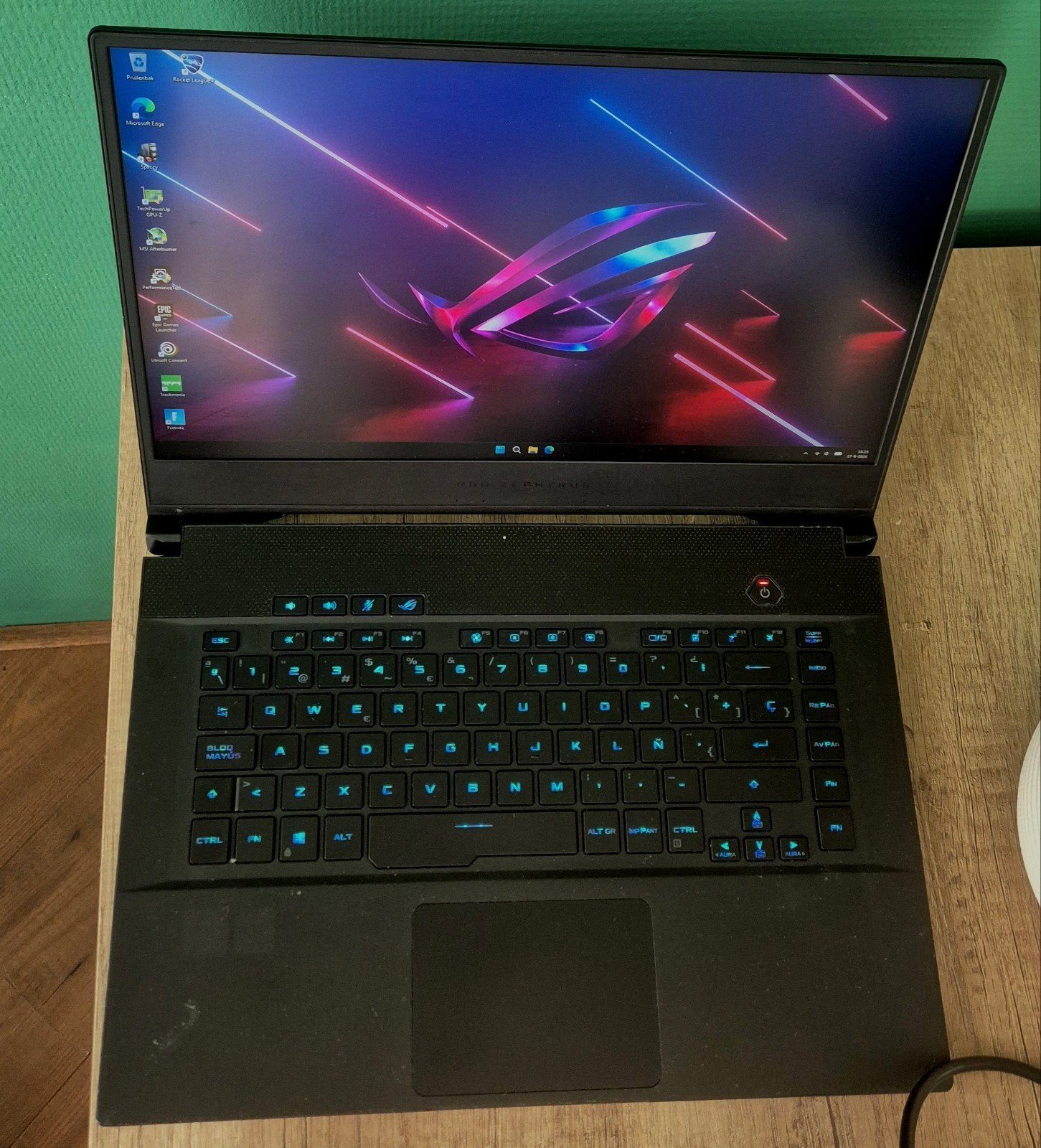 ASUS Zephyrus RGB (zeer dun) Core i7 RTX 16GB 512SSD, Computers en Software, Met videokaart, Qwerty, Asus ROG Zephyrus, Intel® Core™ i7 