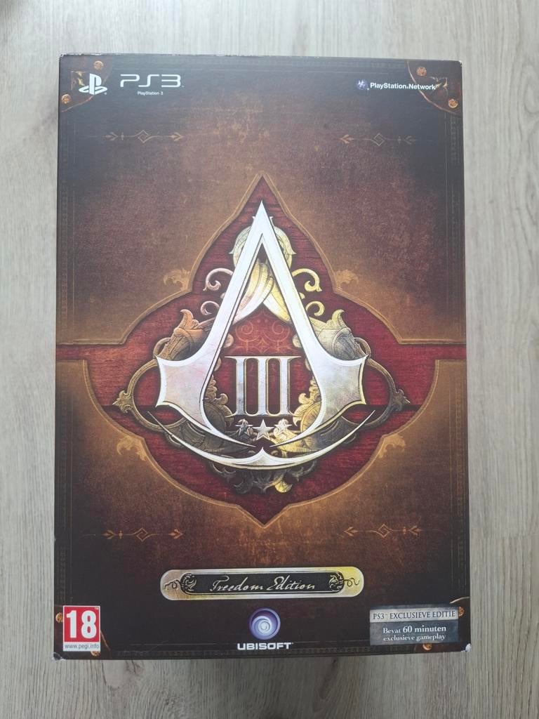 Assassin's Creed III Freedom Edition PS3 - Nieuwstaat, Avontuur en Actie, Online, Vanaf 18 jaar, 1 speler