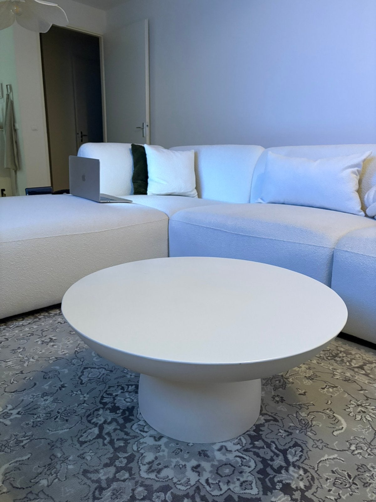 SKLUM ronde salontafel 70, Ophalen, Zo goed als nieuw, Rond, 50 tot 100 cm