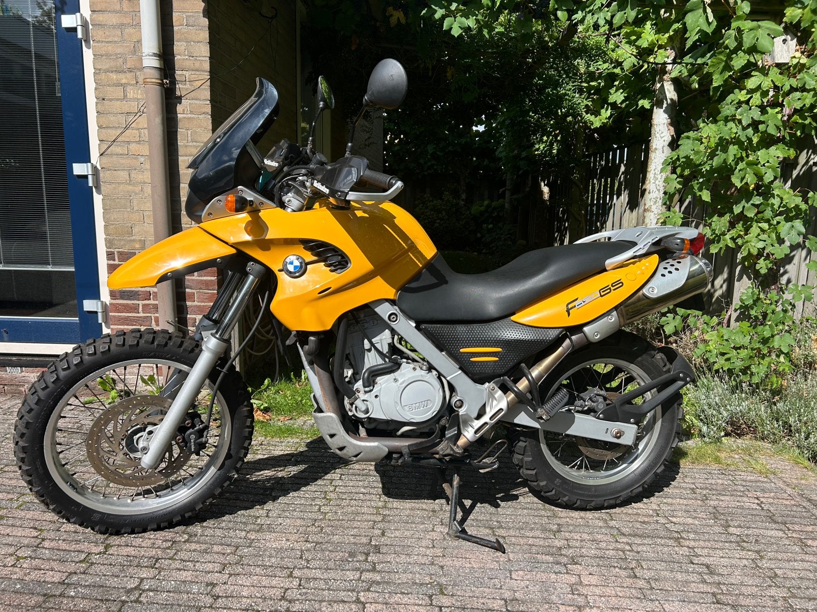BMW F650GS | 2000 | 50.408 km | ABS | Handvatverwarming, Motoren, Occasion, Motorrijbewijs A, 652 cc, Meer dan 35 kW