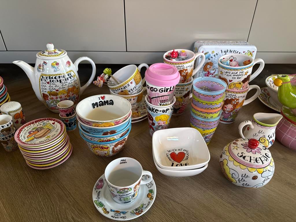 Groot Blond Amsterdam Servies - Compleet Pakket, Ophalen, Gebruikt, Aardewerk, Compleet servies