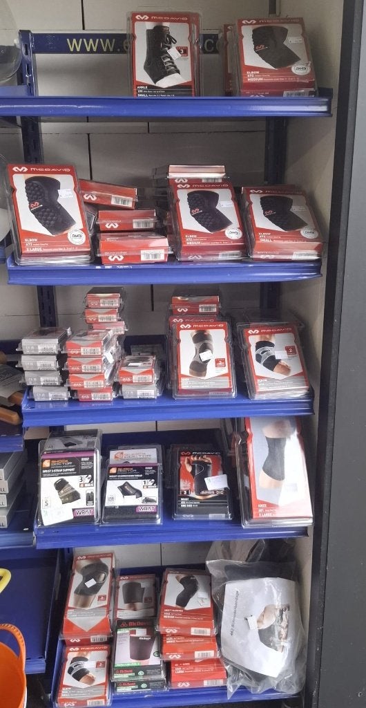 -50% korting op nieuwe Mc David braces, sleeves & pads, Sport en Fitness, Ophalen, Nieuw, Benen, Overige typen