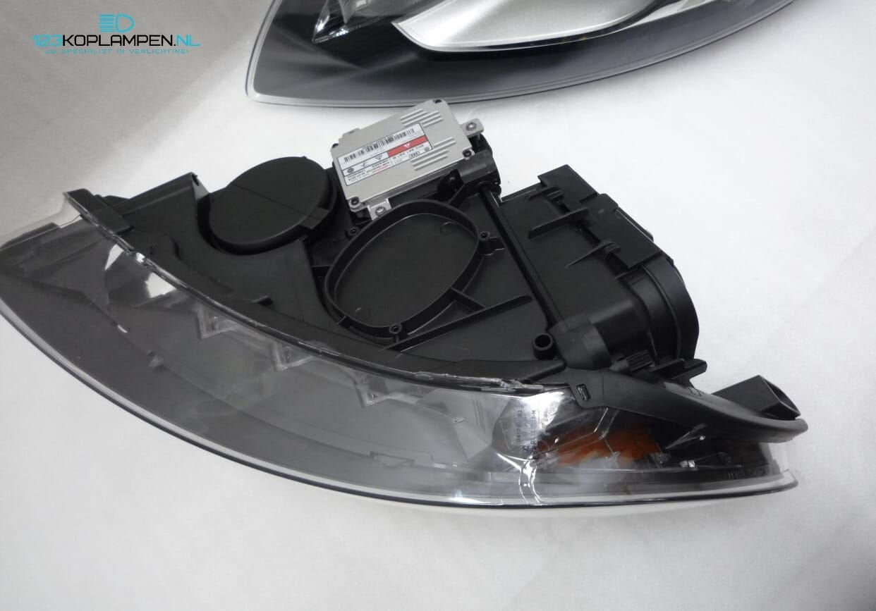 Audi Q7 4L Bi-Xenon koplamp koplampen links rechts, Ophalen, Gebruikt, -, -