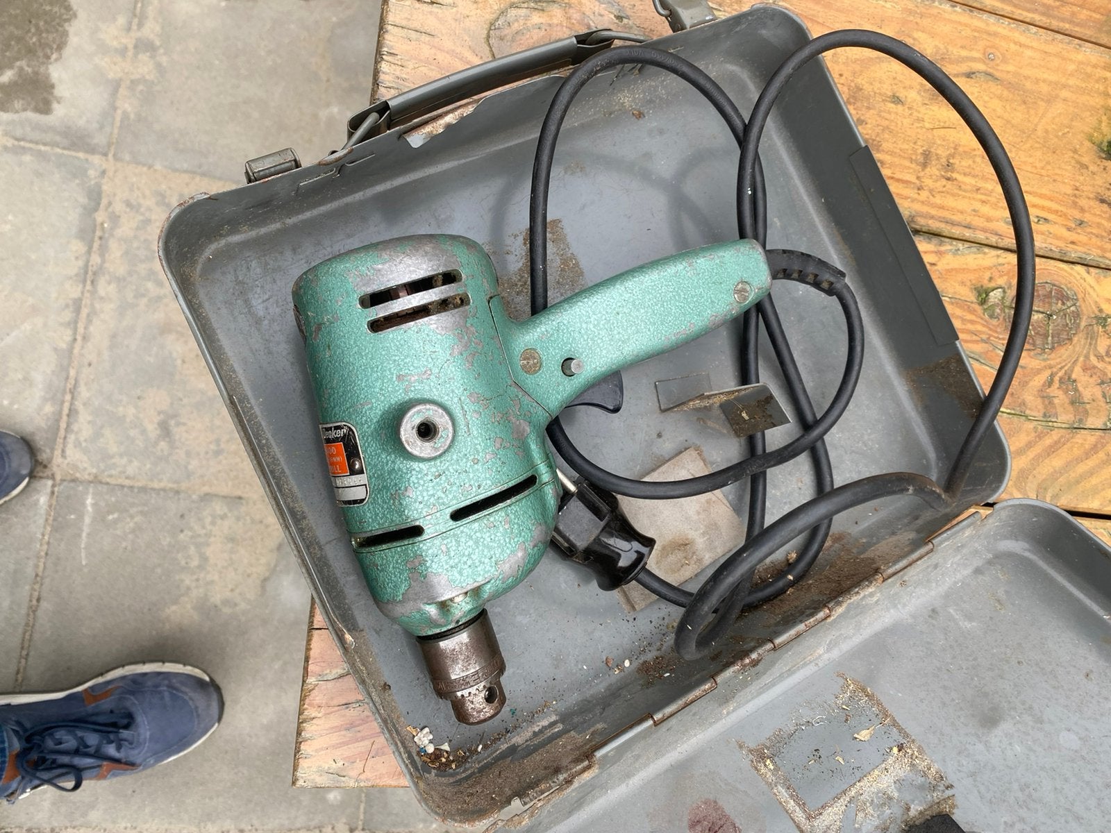 Black en decker boormachiene met koffer, Ophalen of Verzenden, Gebruikt, Boormachine