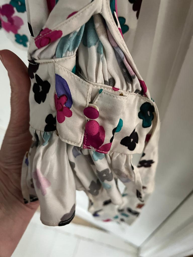 Fabienne Chapot Fleurige Blouse met Bijzondere Mouwen, Kleding | Dames, Blouses en Tunieken, Ophalen of Verzenden, Zo goed als nieuw