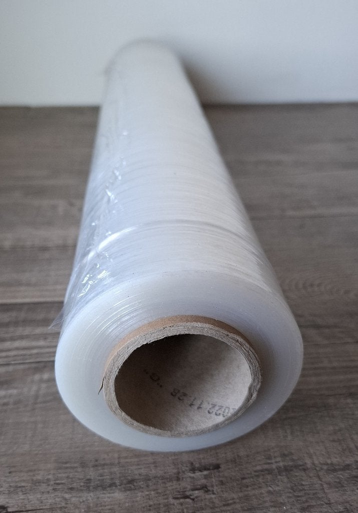 Nieuwe rol wikkelfolie stretchfolie 500 mm breed 300 m lang, Doe-het-zelf en Verbouw, Ophalen of Verzenden, Nieuw, 15 m² of meer