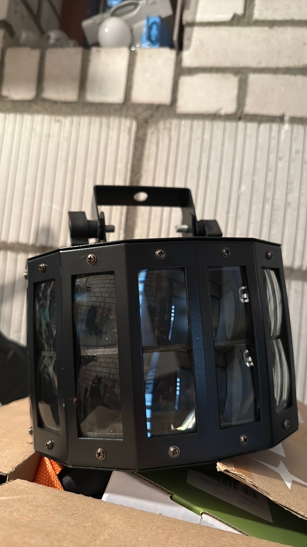 Discolamp met gekleurde lichtstralen, Muziek en Instrumenten, Licht en Laser, Ophalen, Zo goed als nieuw