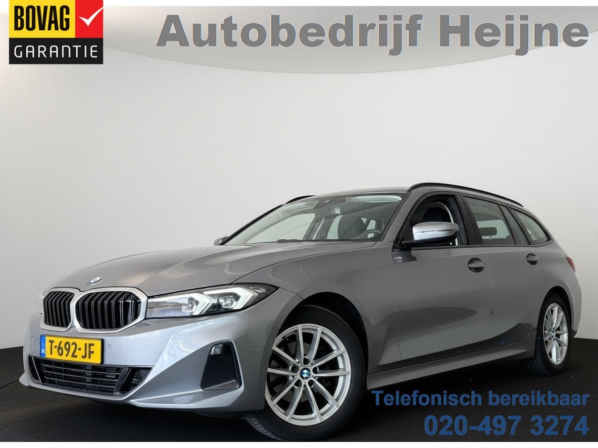 BMW 3 Serie Touring NEW 318IA 2.0 156PK AUT. NAVI/LED/PDC/CA, Auto's, Gebruikt, Origineel Nederlands, 3-Serie, Zilver of Grijs