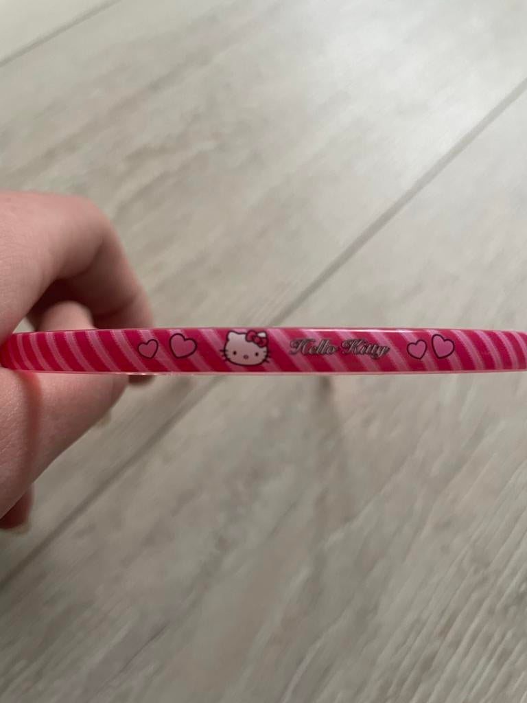 Hello Kitty Haarbanden / diadeem Roze met Hartjes - 2 stuks, Ophalen of Verzenden, Nieuw
