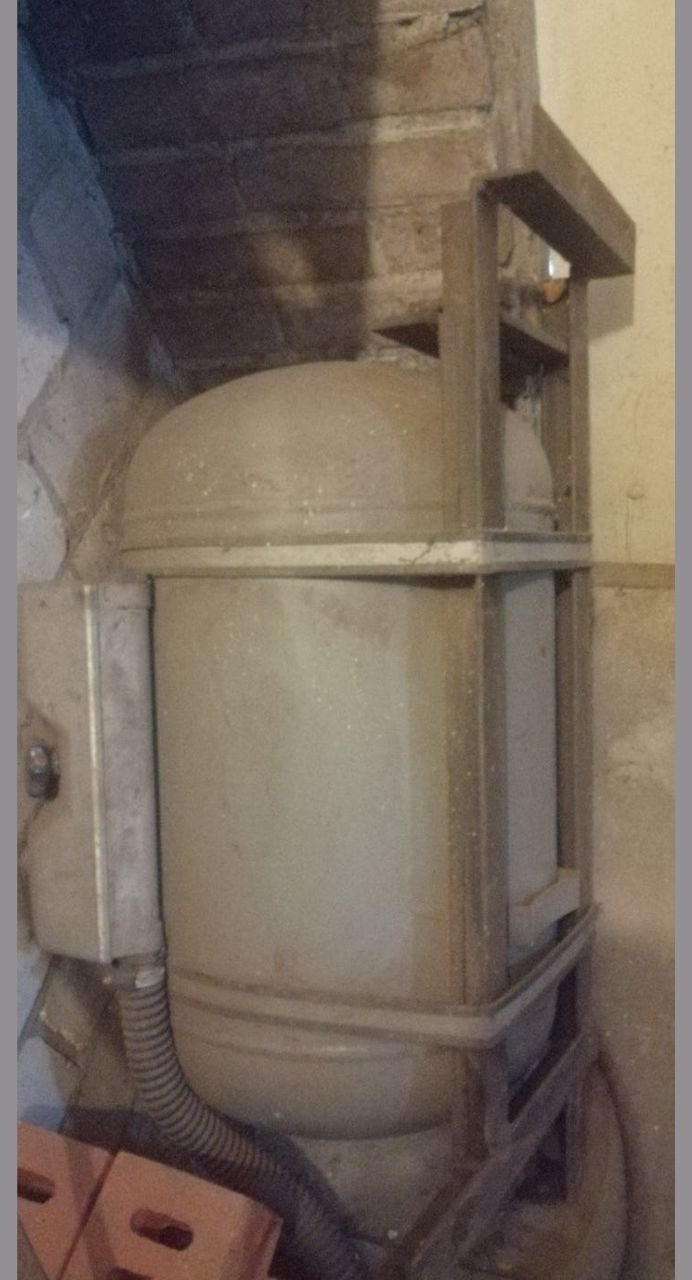 gratis Lpg tank ruim 60 liter Incl verdamper, Ophalen, Afzuiger