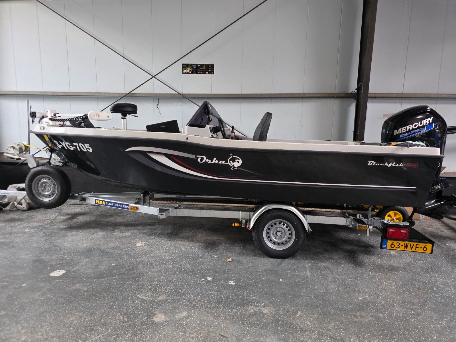 Orka Blackfish 560. complete combinatie, Watersport en Boten, Ophalen, Gebruikt