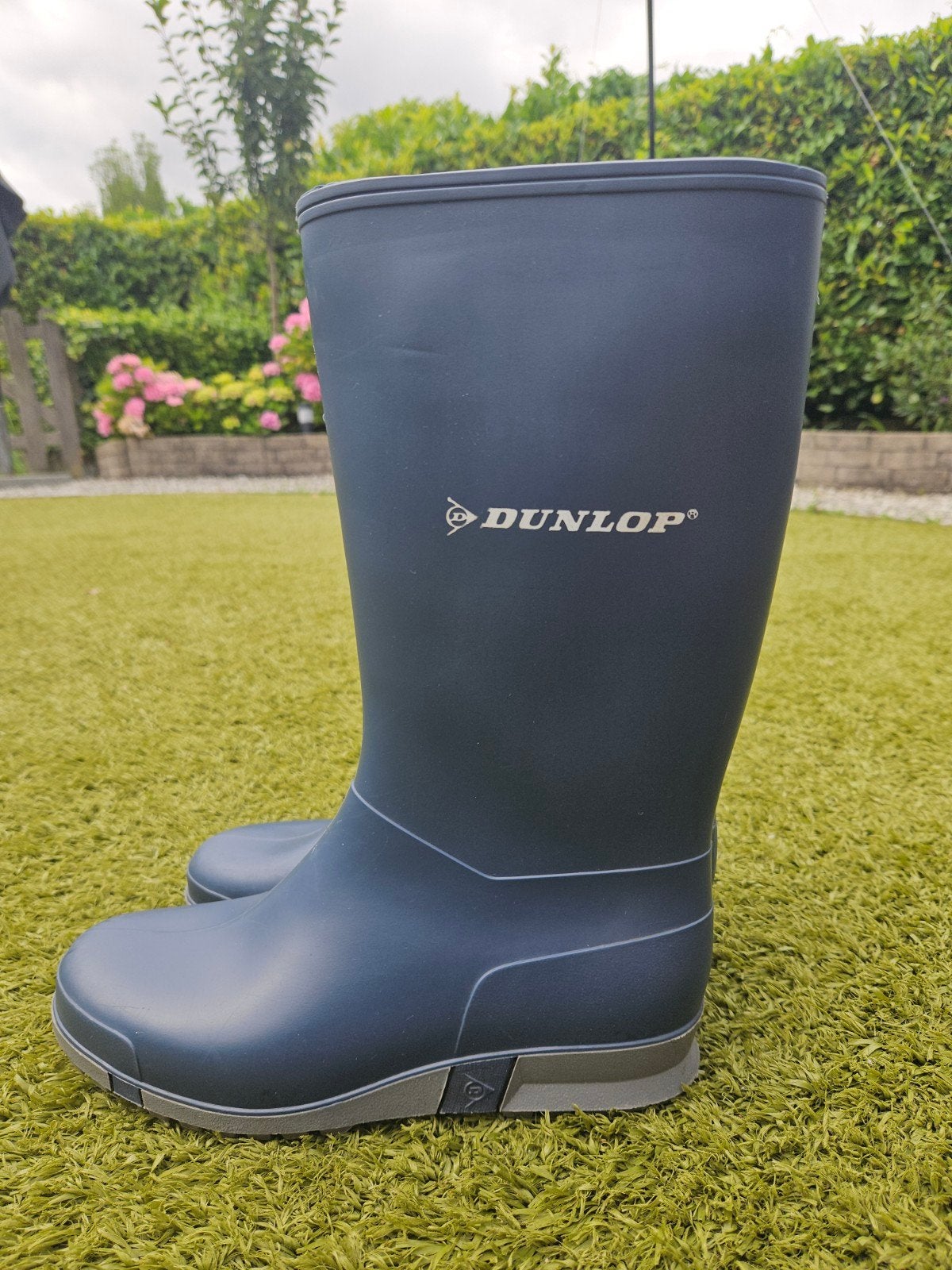Dunlop regenlaarzen maat 36 - blauw, Ophalen, Gebruikt, Regenlaarzen