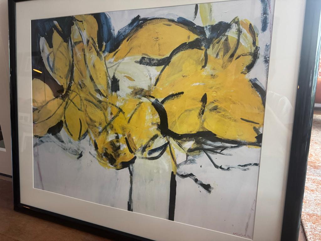 Oskar Koller Drukwerk - 98x77cm (124x104cm met lijst), Ophalen