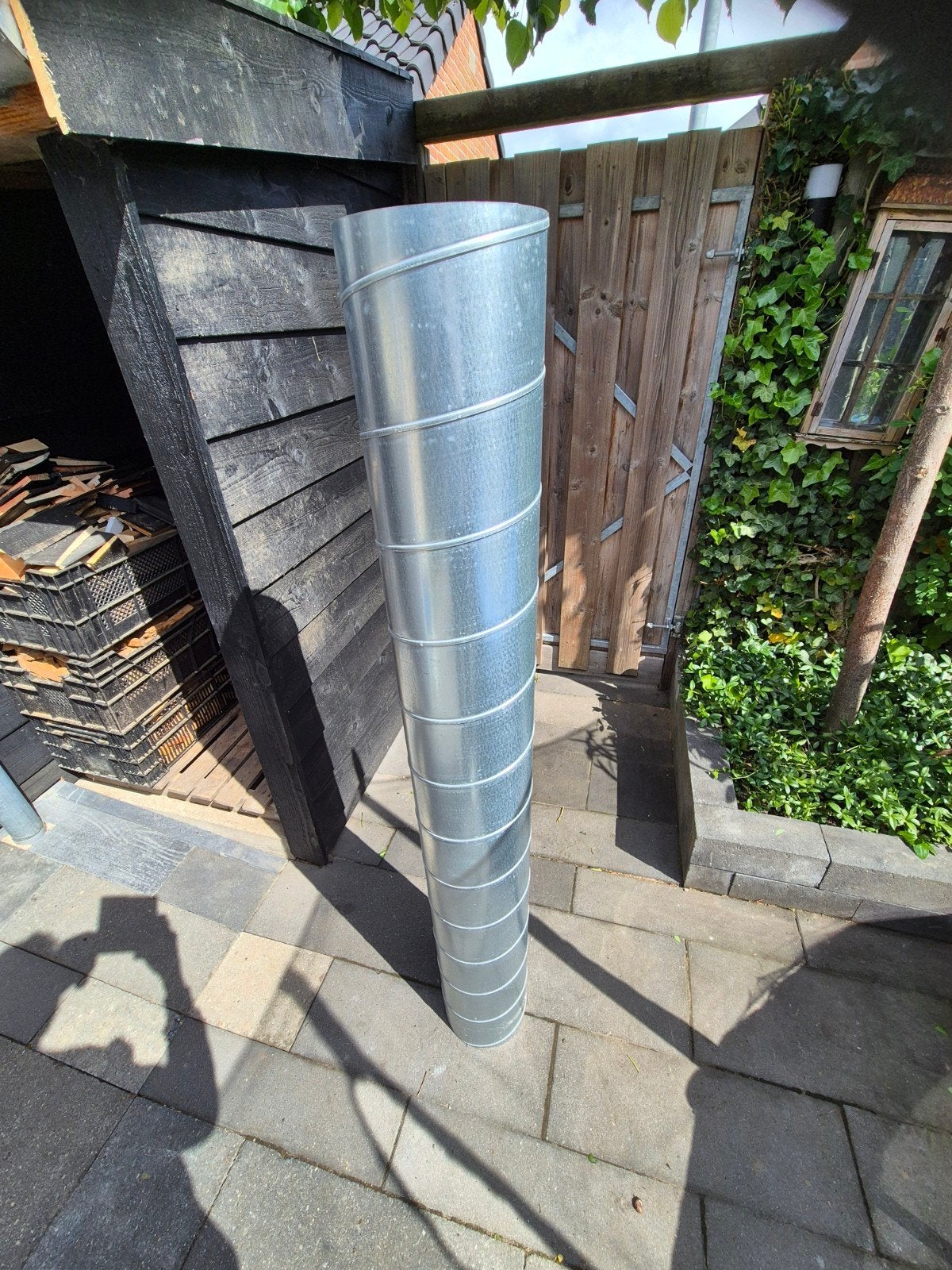Spiraalbuis 250 mm voor ventilatie/afzuiging (reststukken), Ophalen