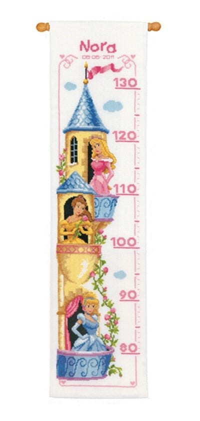 Borduurpakket Groeimeter princes 70935, ., Nieuw, Ophalen of Verzenden, .