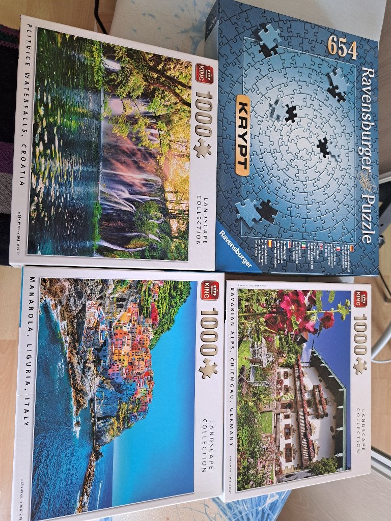 legpuzzels, Ophalen, 500 t/m 1500 stukjes, Zo goed als nieuw, Legpuzzel