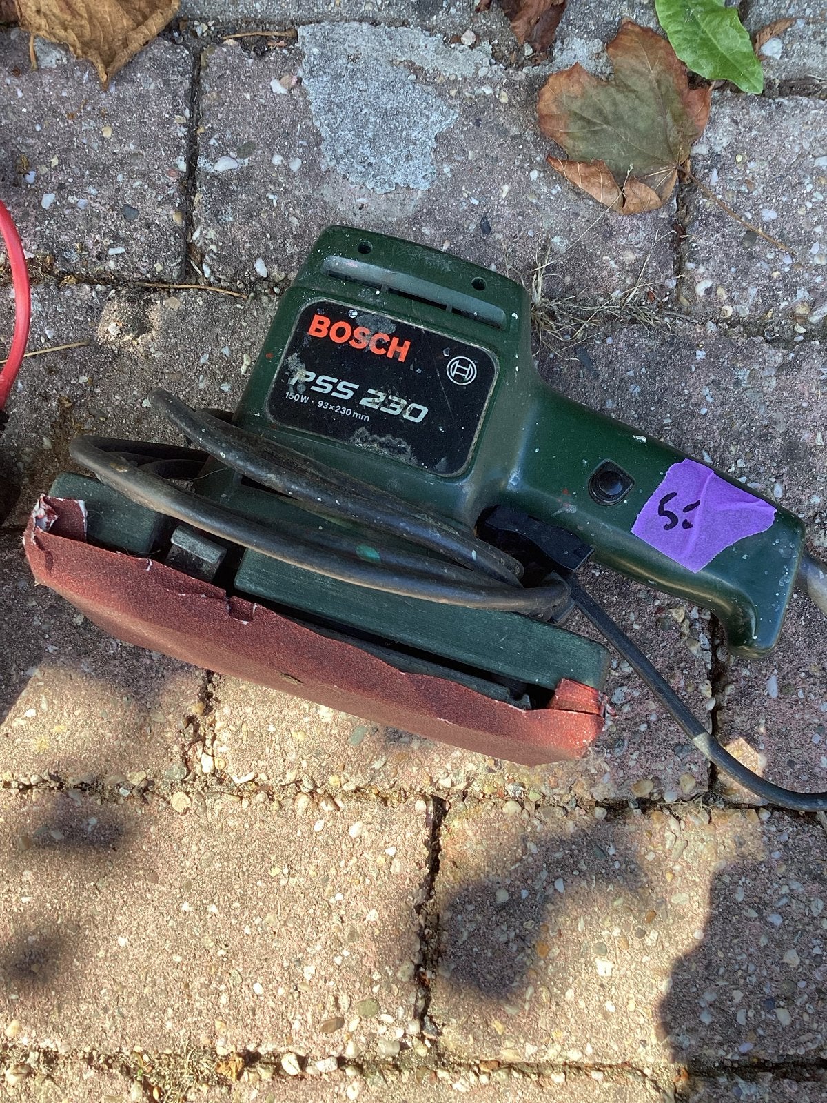 Bosch PSS 230 Vlakschuurmachine - Gebruikt, Ophalen, Gebruikt, Minder dan 600 watt, Vlakschuurmachine