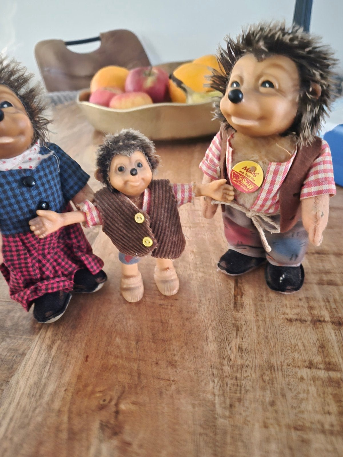 3 Egelpopjes - Vintage Decoratie, Verzamelen, Ophalen of Verzenden, Gebruikt