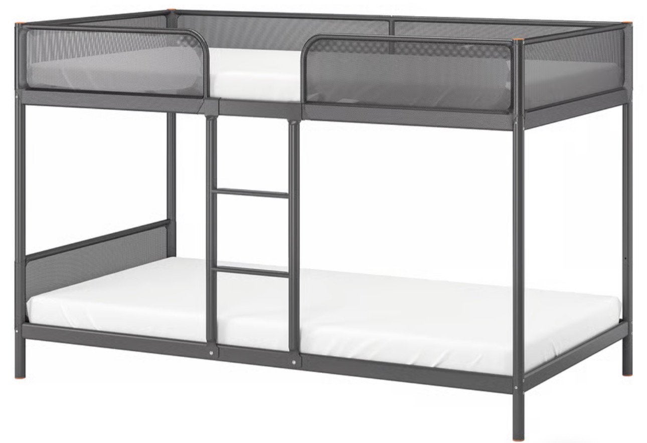 Stapelbed ikea tuffing, Huis en Inrichting, Slaapkamer | Stapelbedden en Hoogslapers, 90 cm, 160 tot 180 cm, Tweepersoons, Ophalen of Verzenden