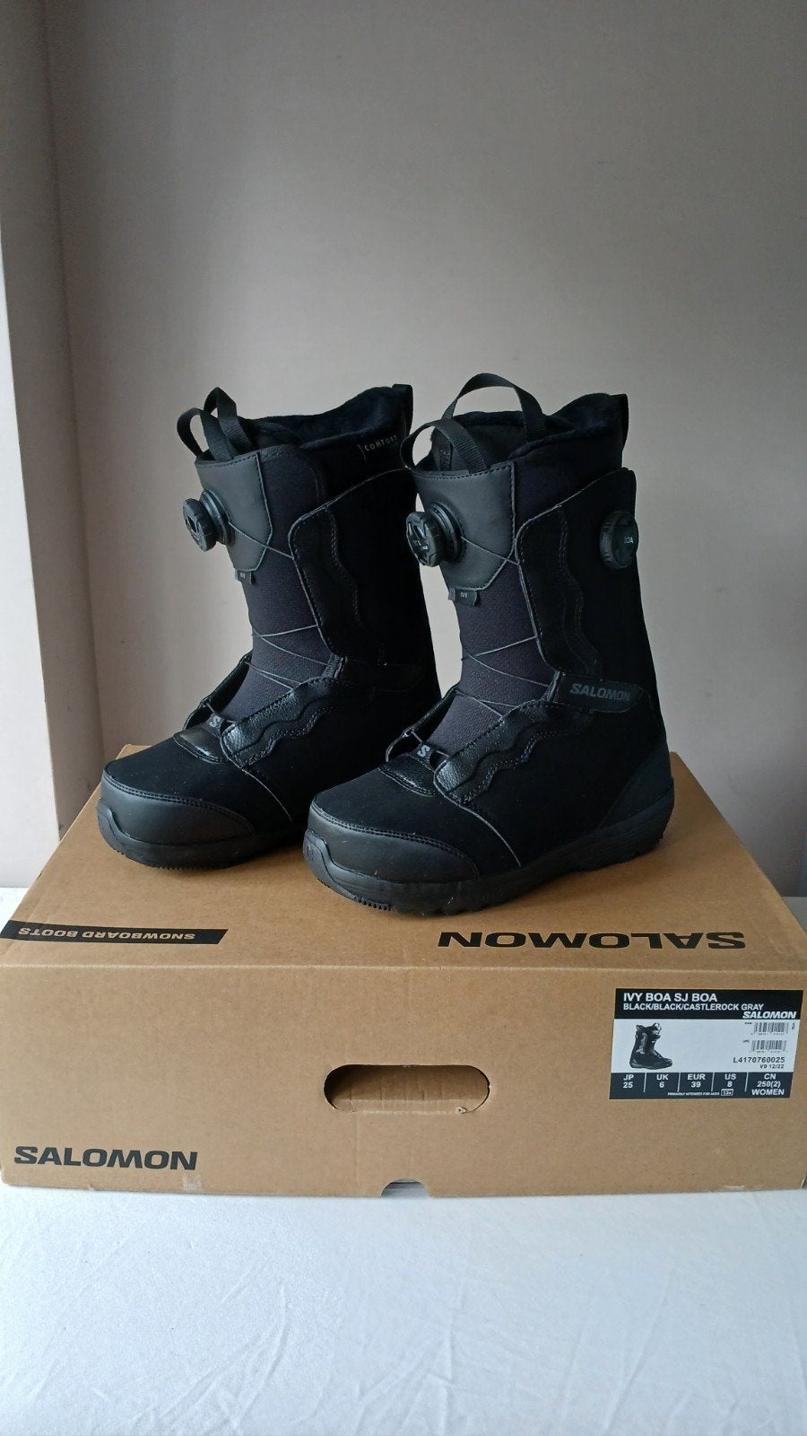 Nieuwe Salomon Ivy Boa snowboard schoenen maat 39, Salomon, Schoenen, Nieuw, Ophalen of Verzenden