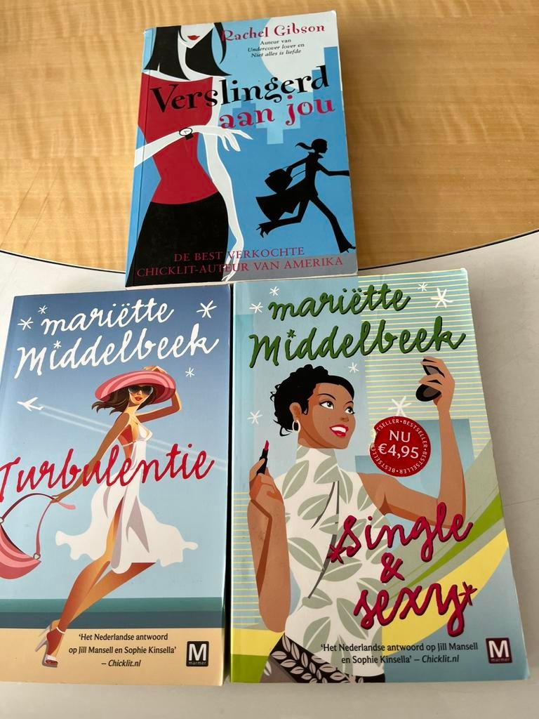 3 Chicklitboeken, Ophalen of Verzenden, Zo goed als nieuw