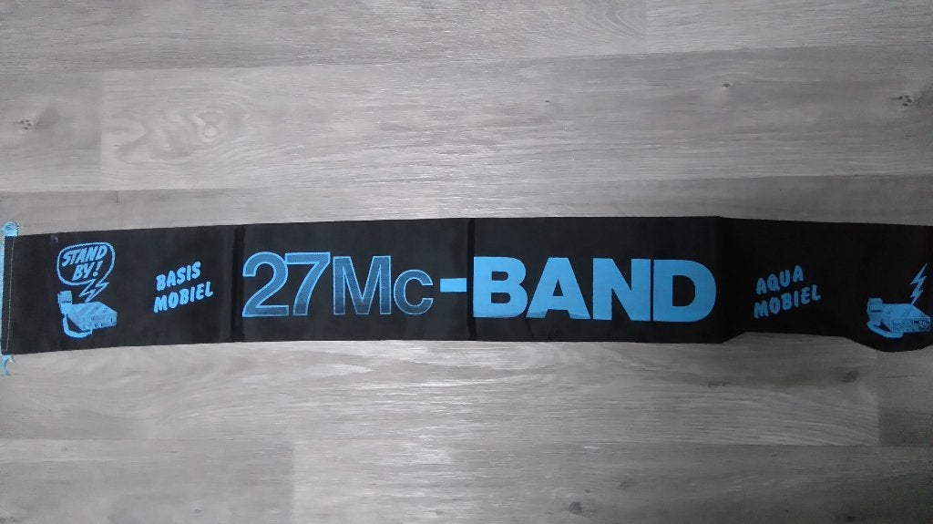 27 MC-Band 27MC aqua mobiel sjaal radio piraat, Verzenden, Gebruikt, Kleding
