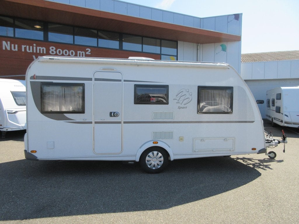 Knaus Sport 460 EU MET AIRCO EN MOVER, Caravans en Kamperen, Caravans, Schokbreker, Overige typen, Knaus, Tot en met 4