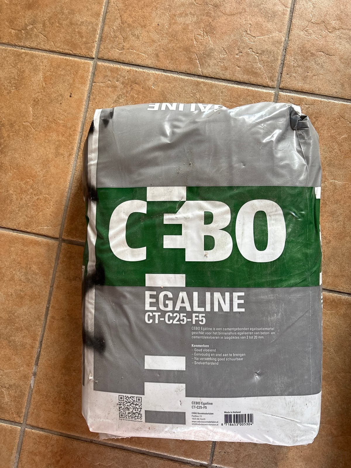 16 zakken CEBO Egaline CT-C25-F5, Ophalen, Nieuw