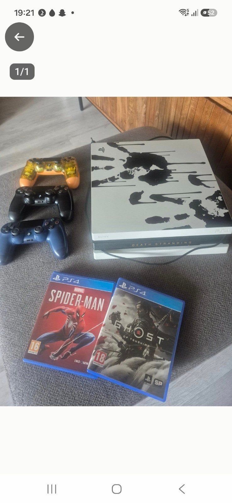 ps4 pro death stranding limited edition, Ophalen of Verzenden, Zo goed als nieuw, Met 2 controllers, Pro